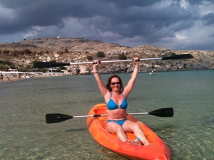 Julie kayak