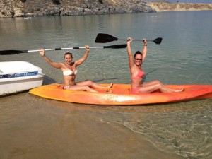 Kayaking in Lindos